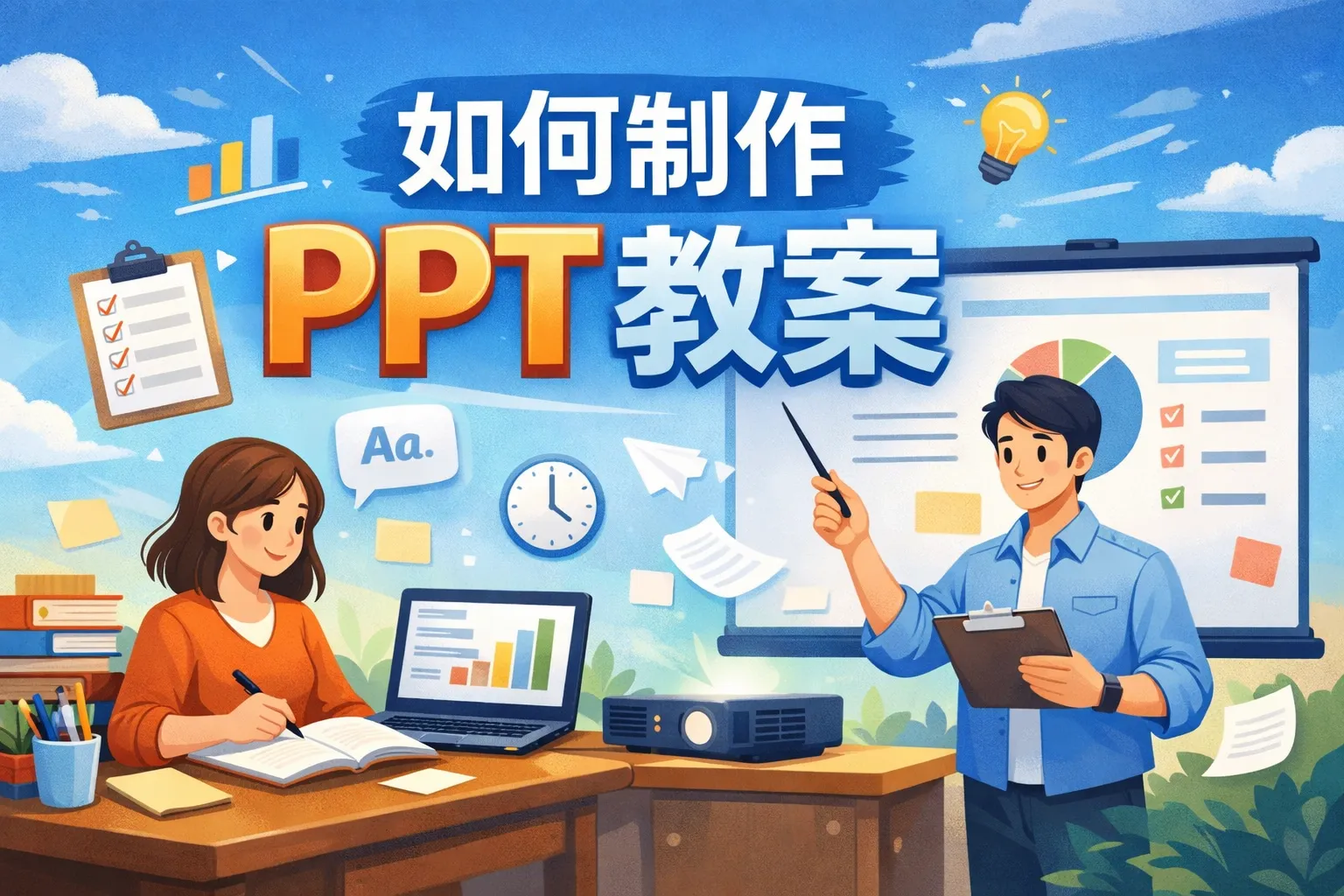如何制作ppt教案