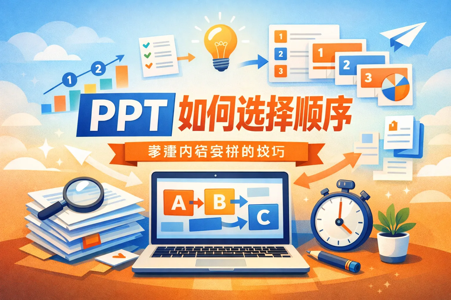 ppt如何选择顺序
