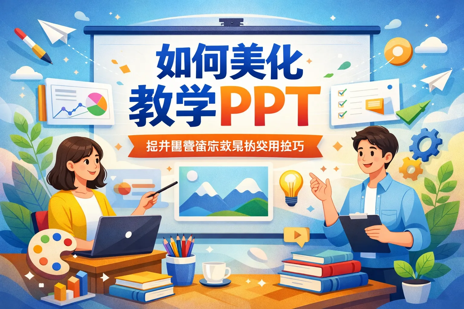 如何美化教学ppt
