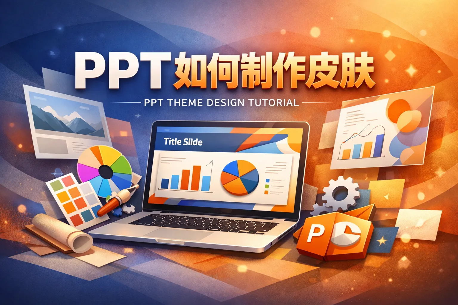 ppt如何制作皮肤
