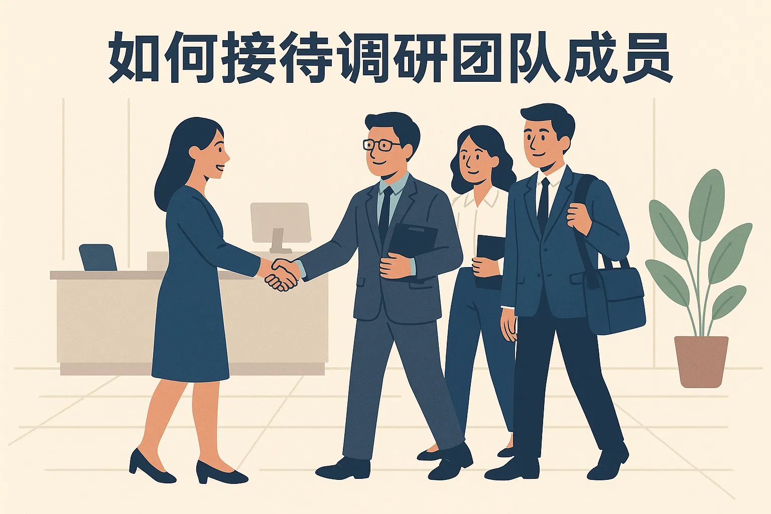 如何接待调研团队成员