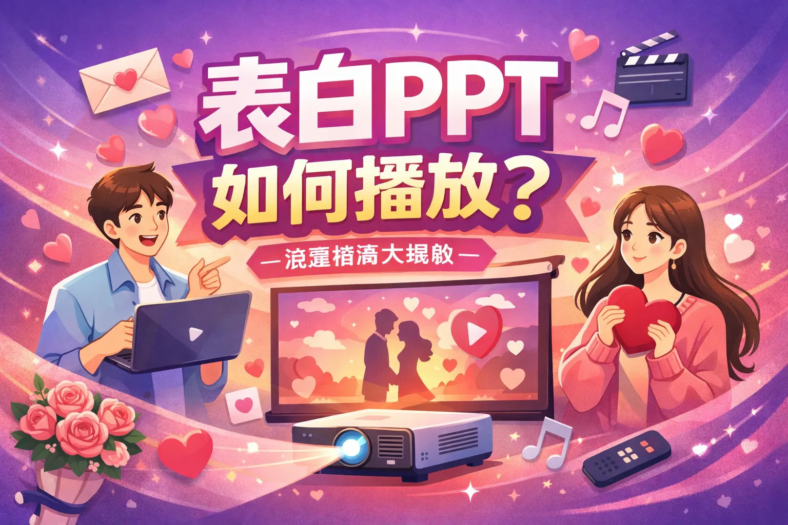 表白ppt如何播放