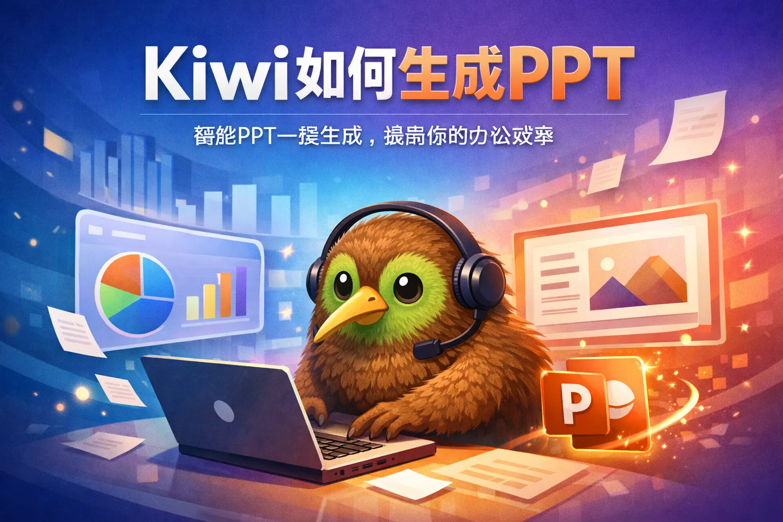 kiwi如何生成ppt