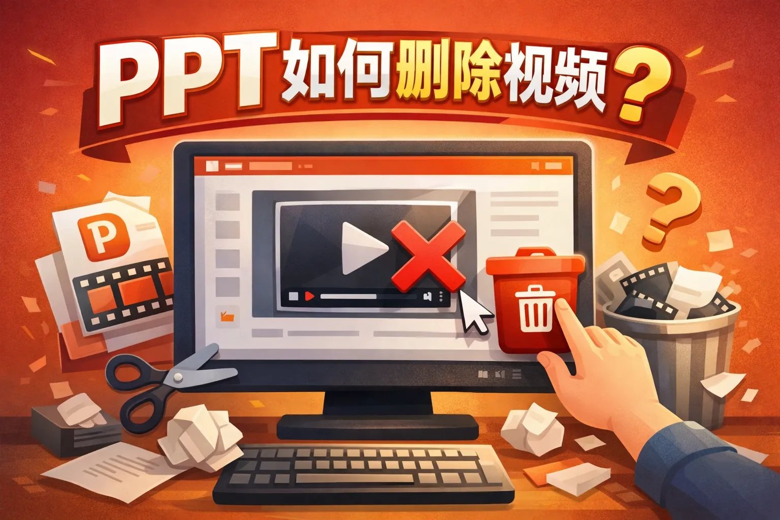 ppt如何删除视频