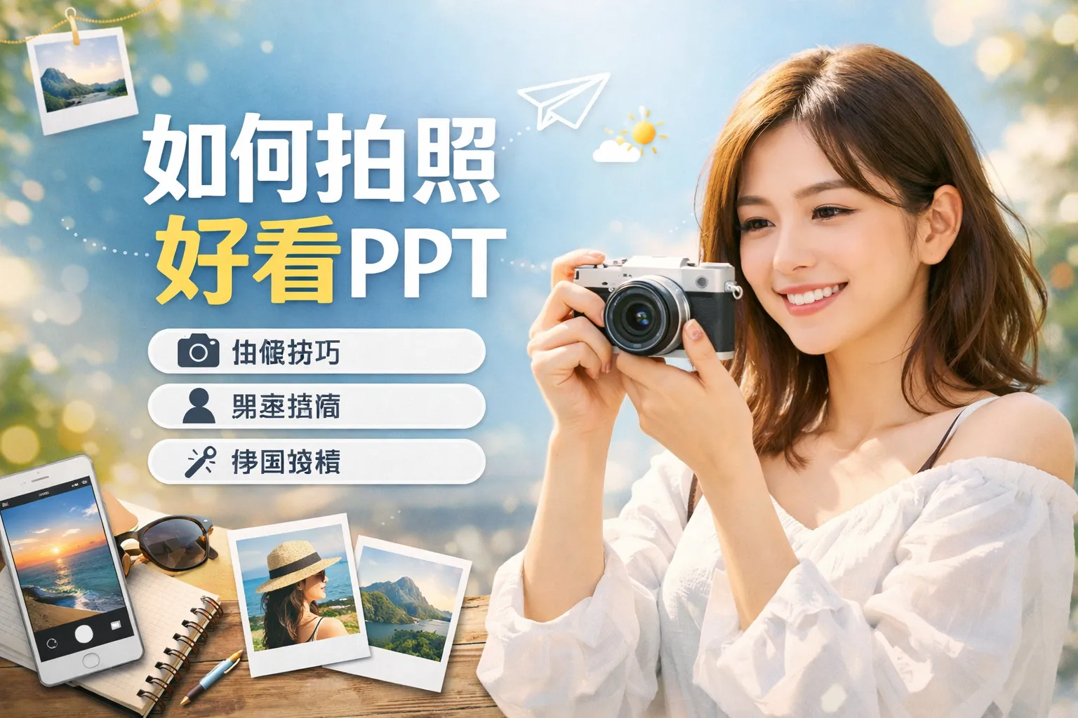 如何拍照好看ppt