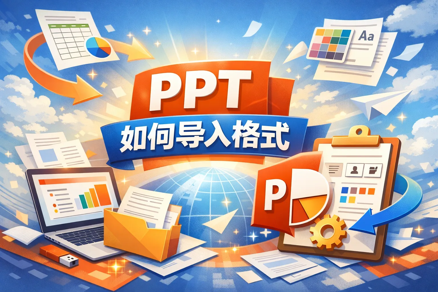 ppt 如何导入格式