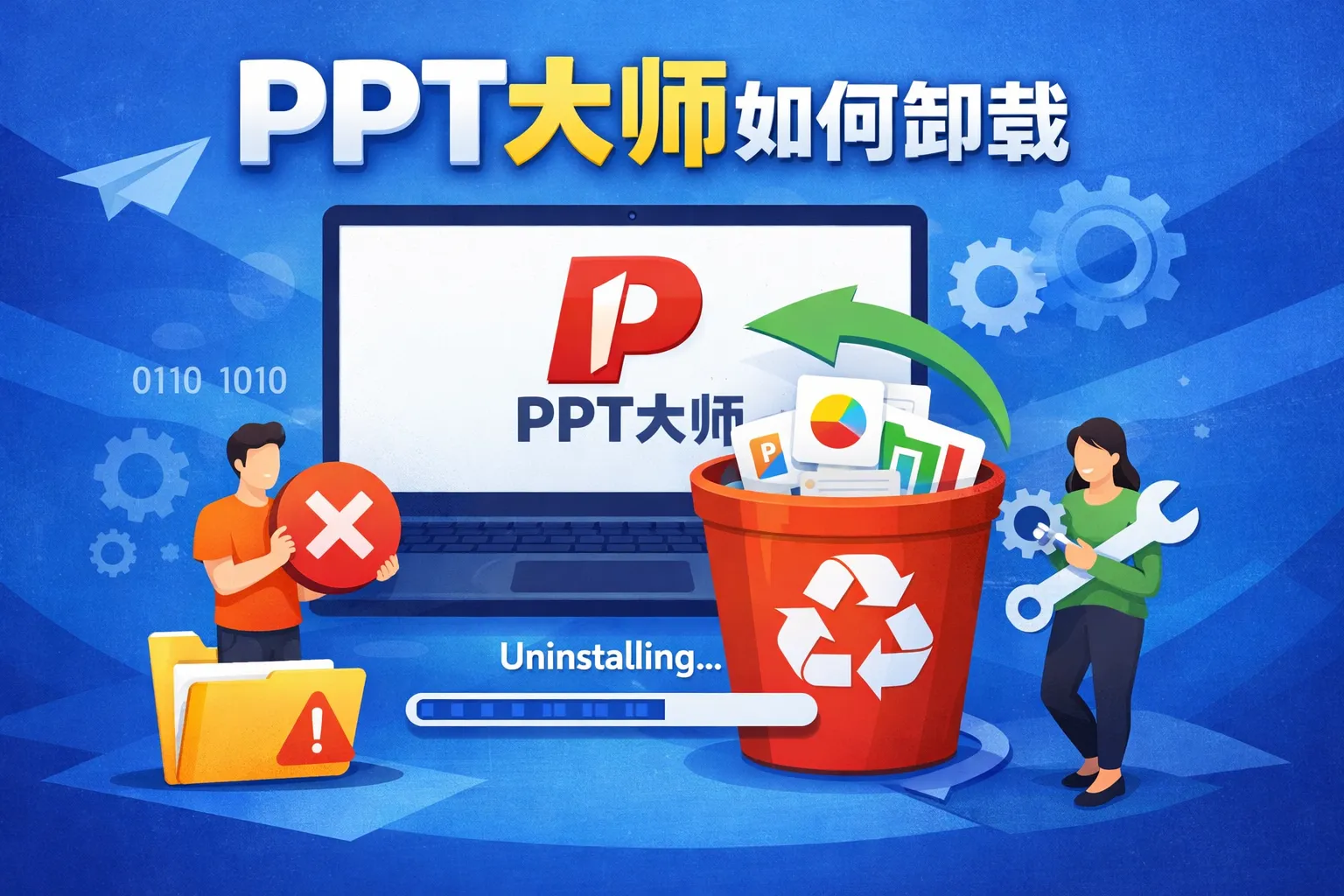ppt大师如何卸载