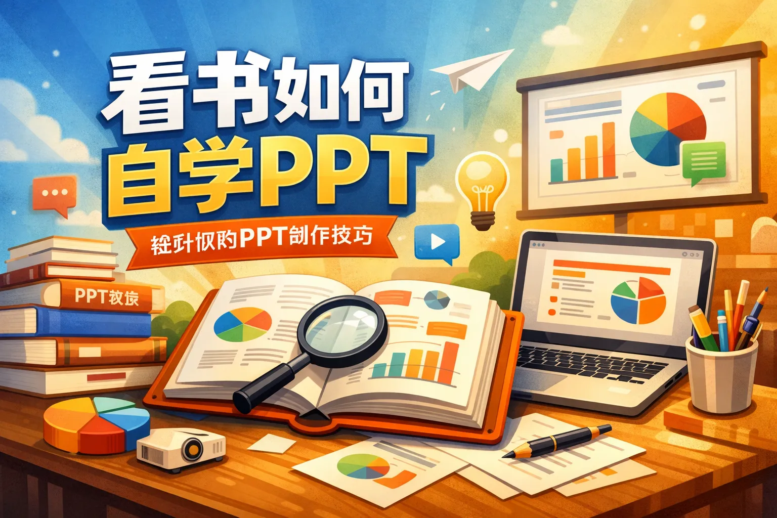 看书如何自学ppt