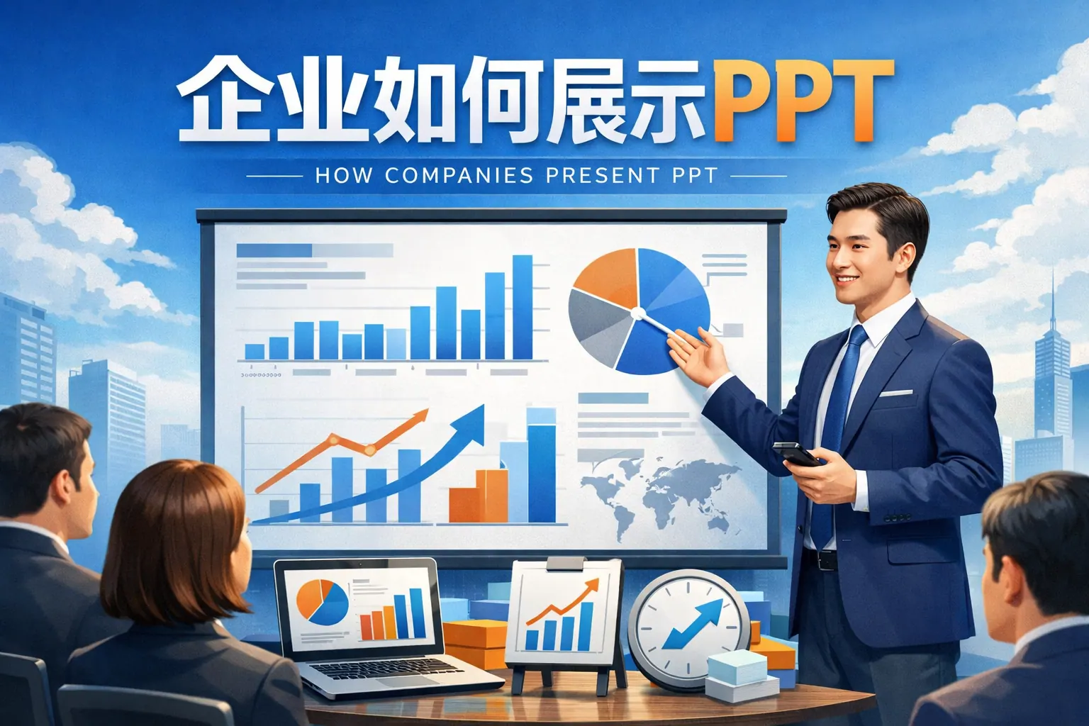 企业如何展示PPT