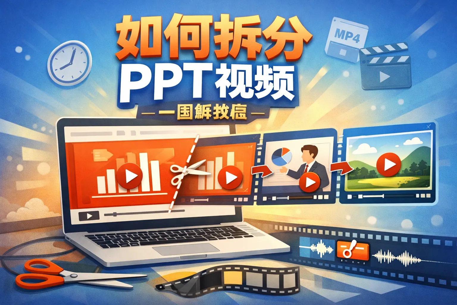 如何拆分PPT 视频