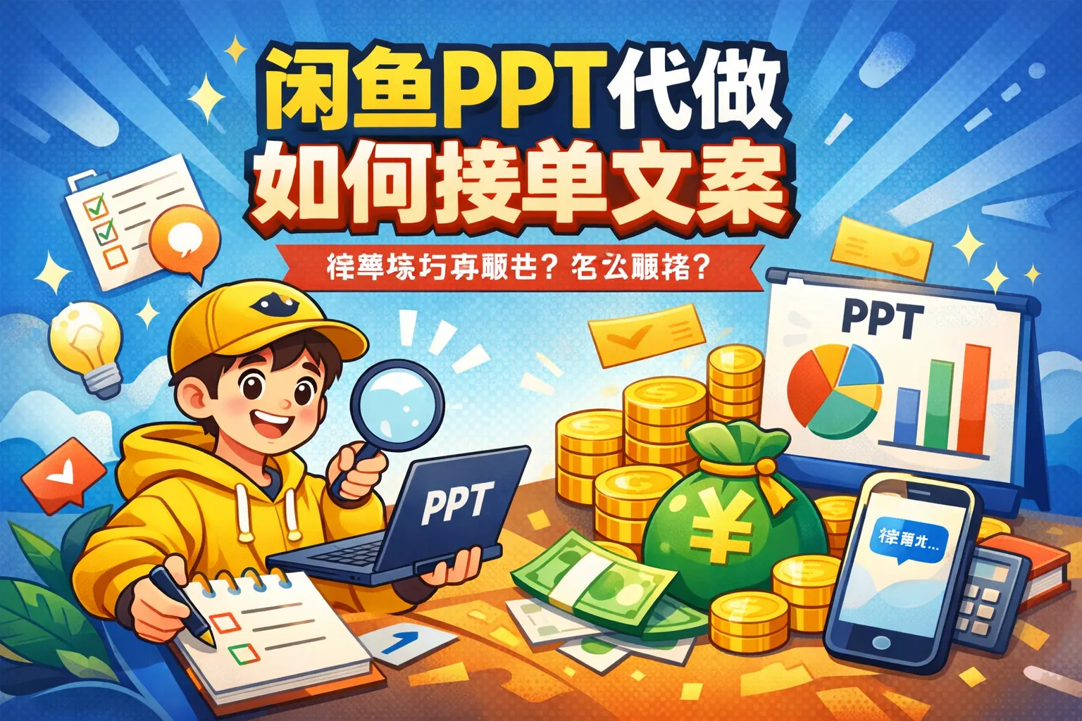 闲鱼ppt代做如何接单文案