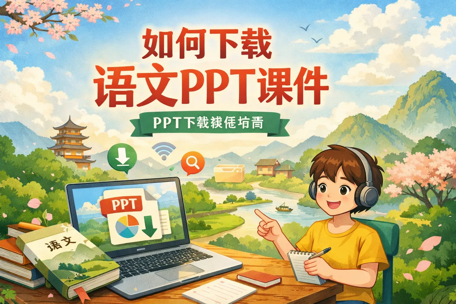 如何下载语文ppt课件ppt