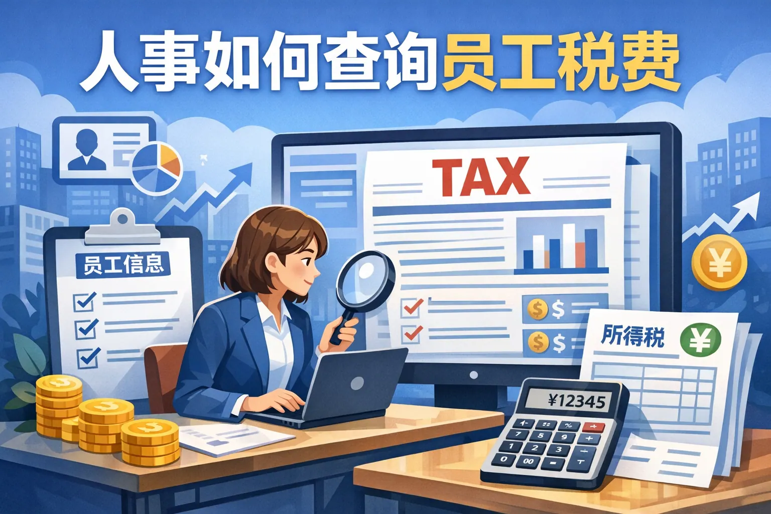 人事如何查询员工税费