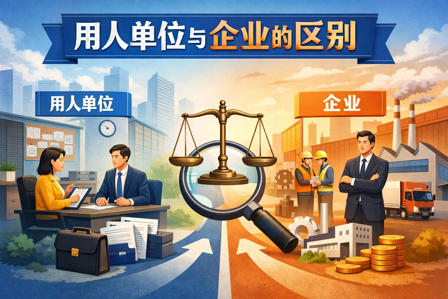 用人单位与企业的区别