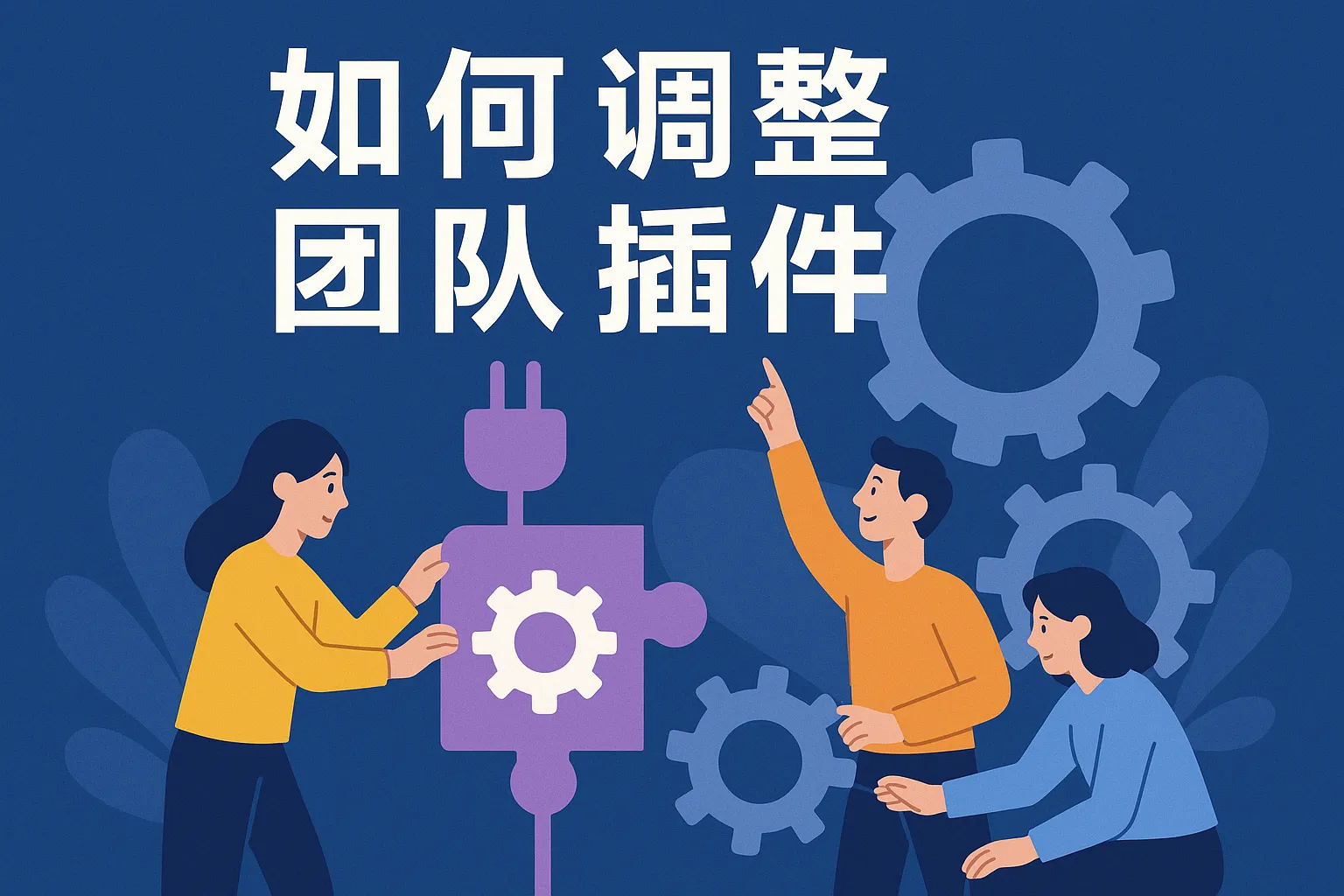 如何调整团队插件