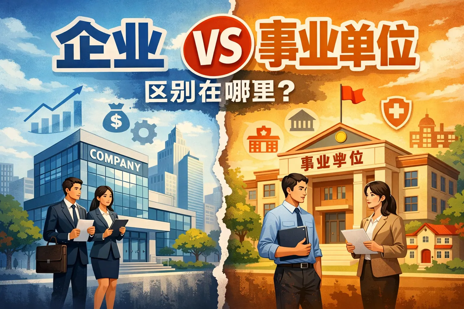 企业事业区别在哪里