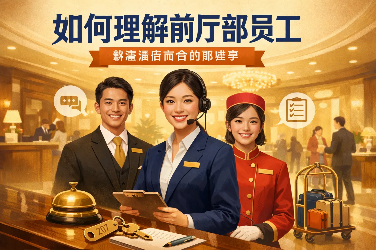 如何理解前厅部员工