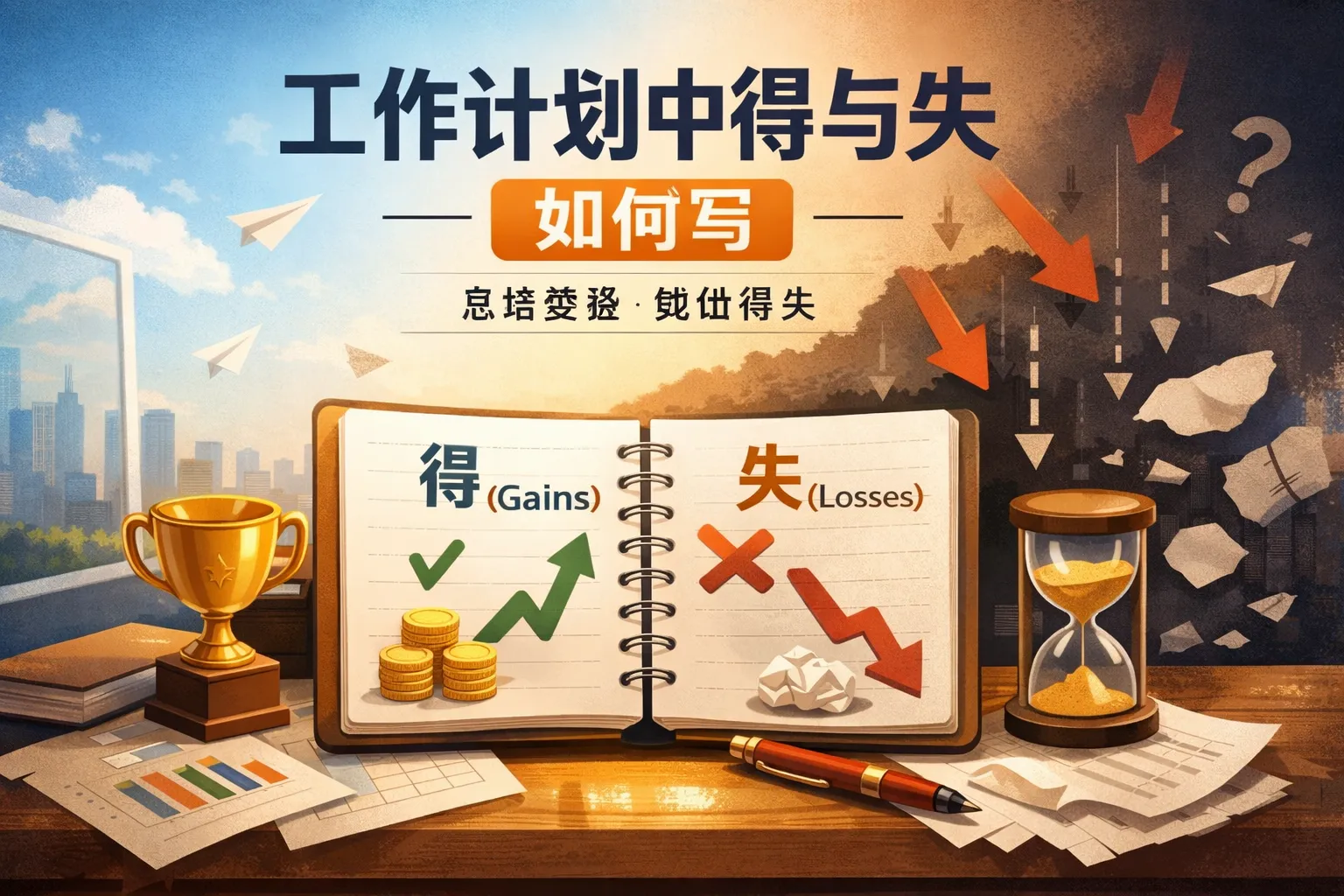 工作计划中得与失如何写