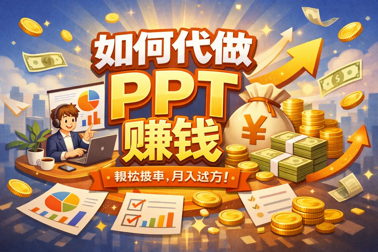 如何代做ppt赚钱