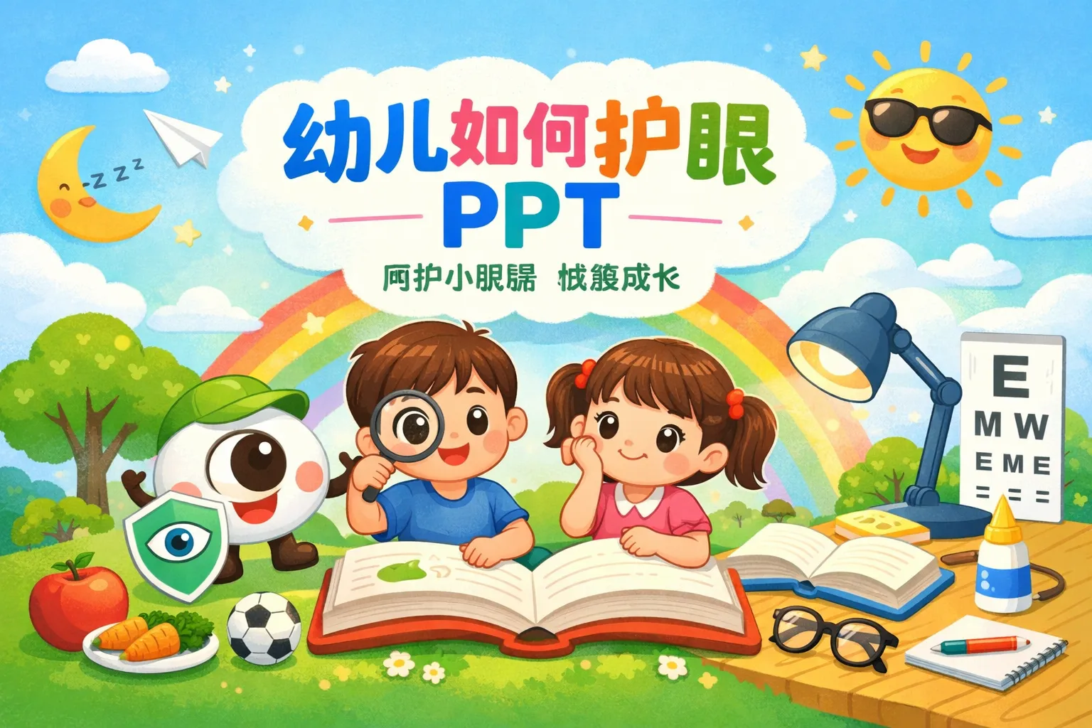 幼儿如何护眼ppt