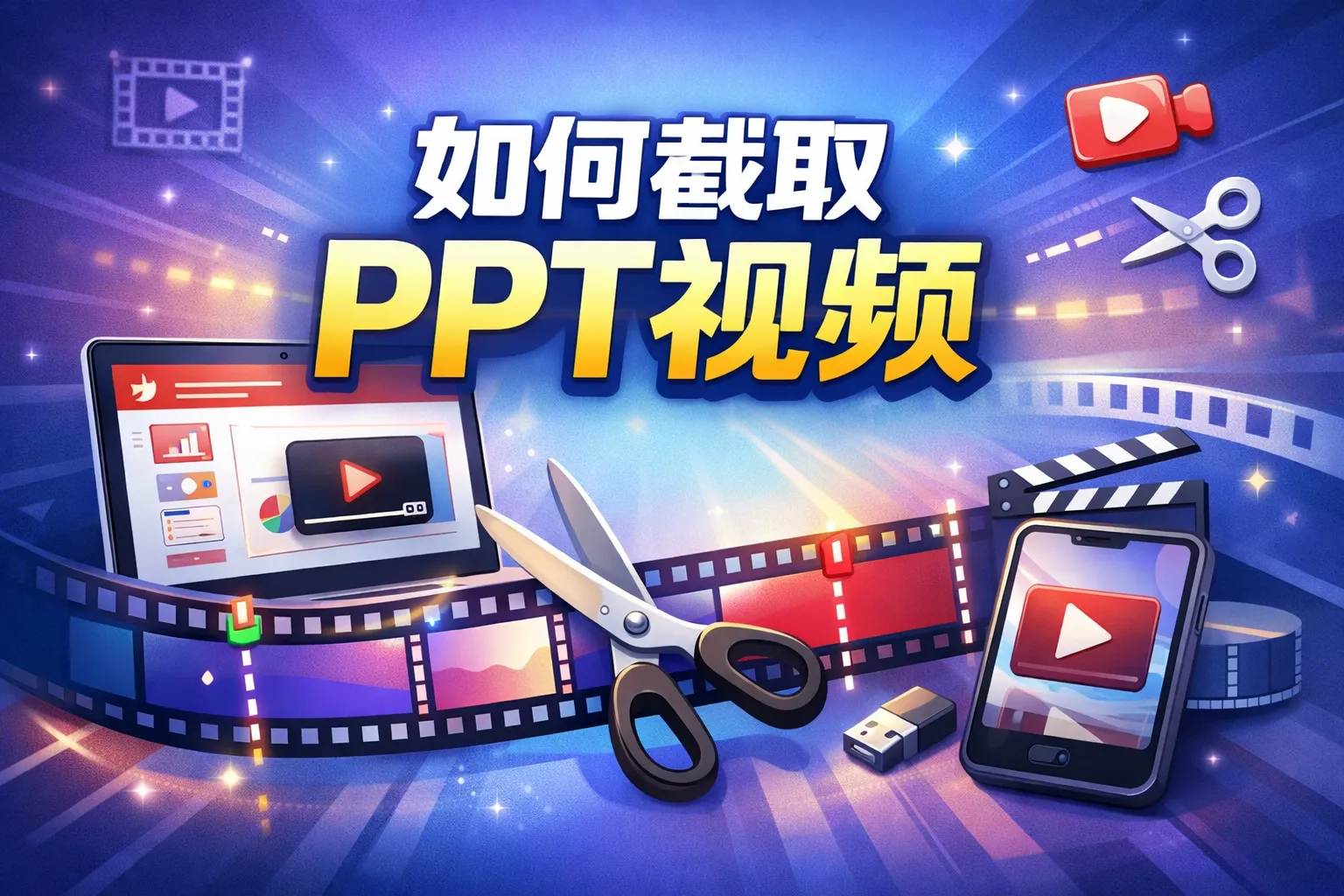 如何截取ppt视频