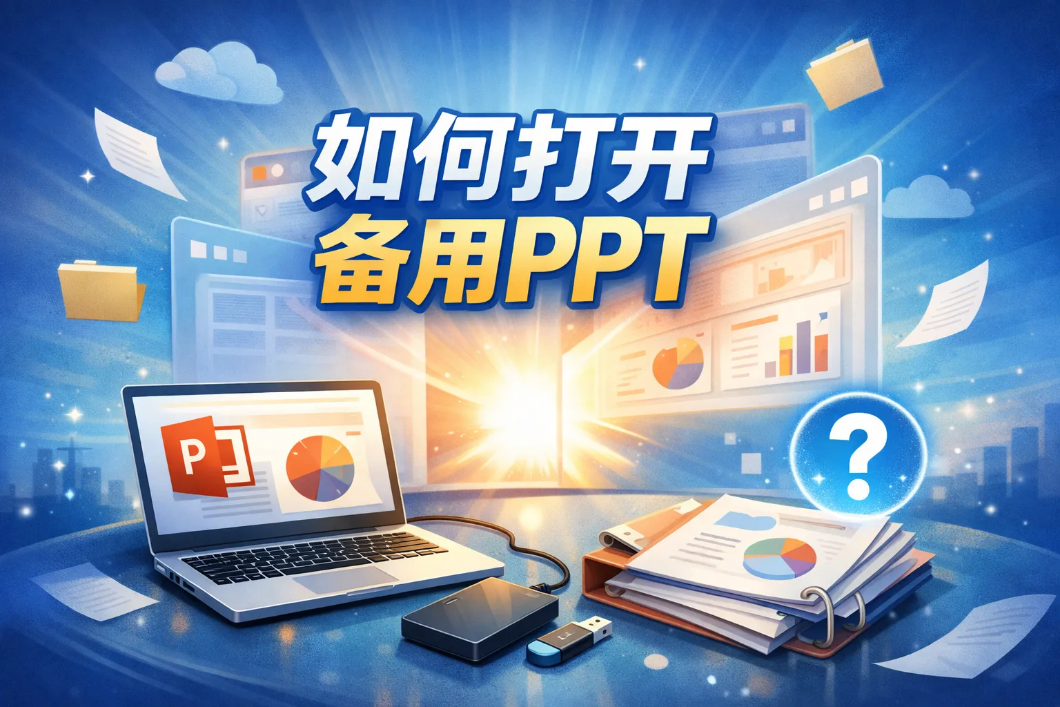 如何打开备用ppt
