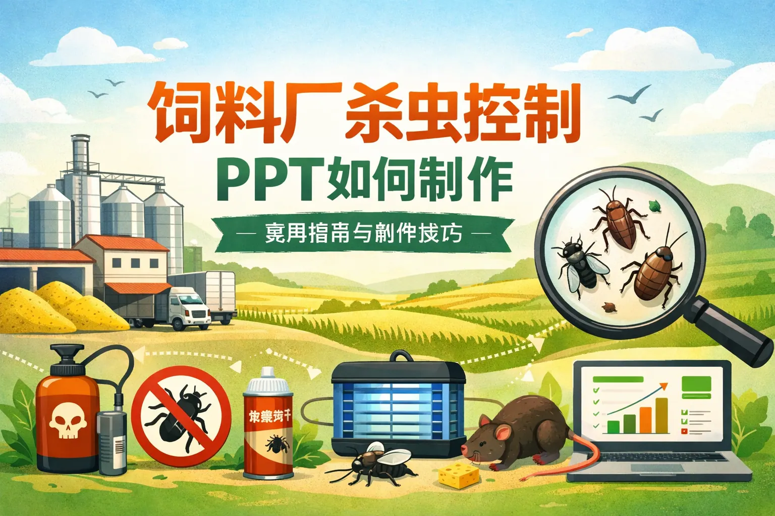 饲料厂杀虫控制ppt如何制作
