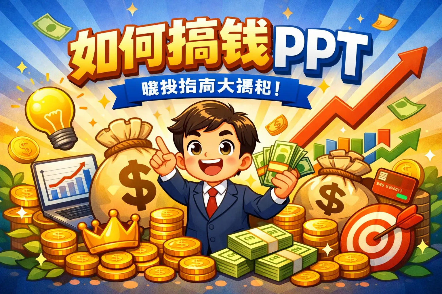 关于如何搞钱ppt