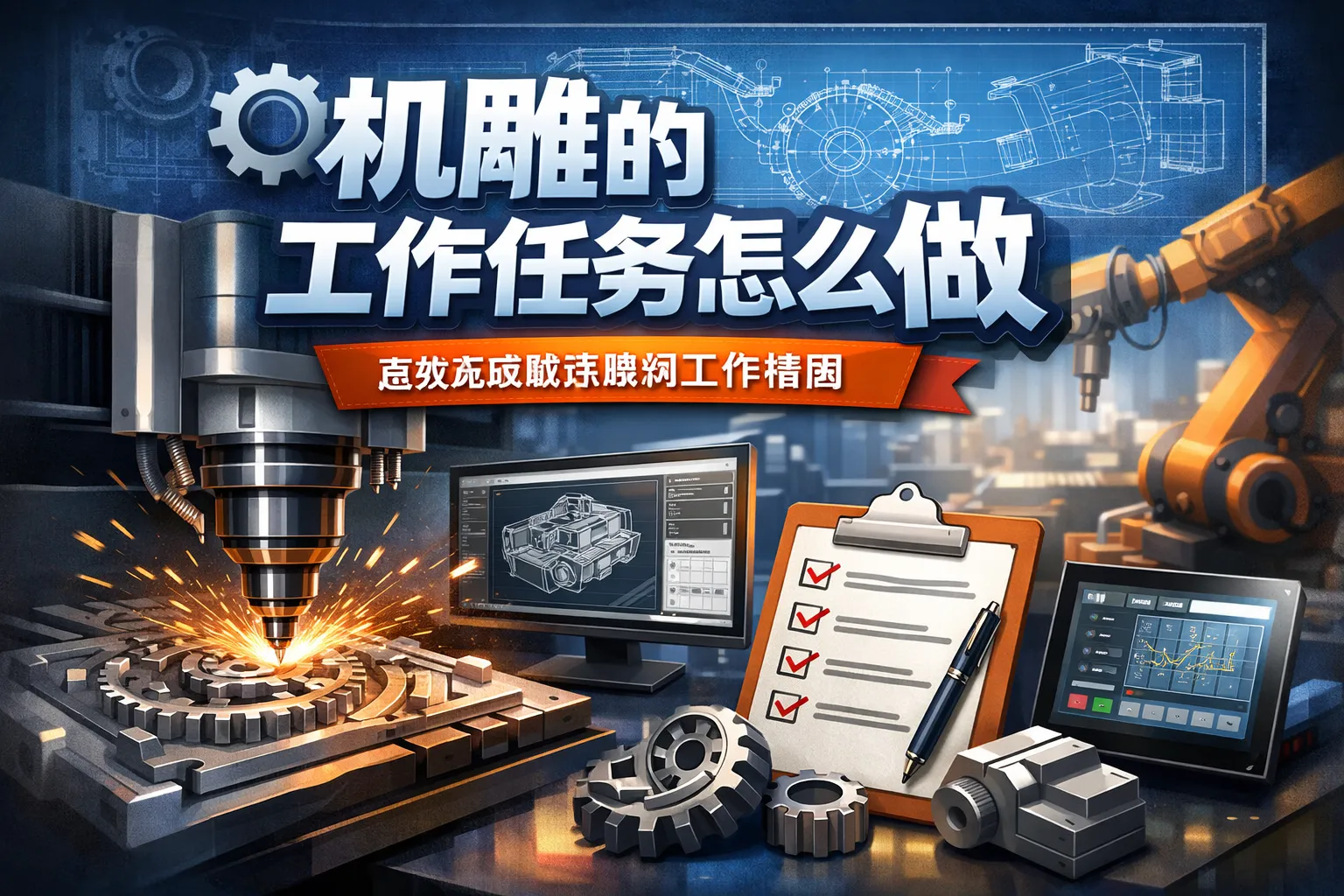 机雕的工作任务怎么做