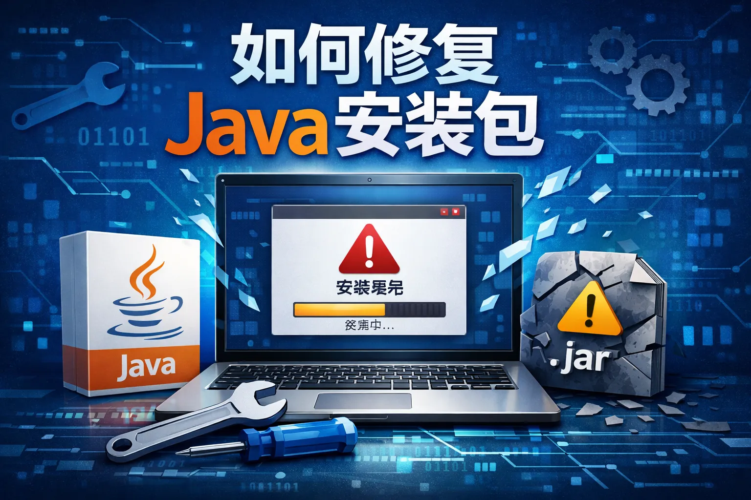如何修复java安装包