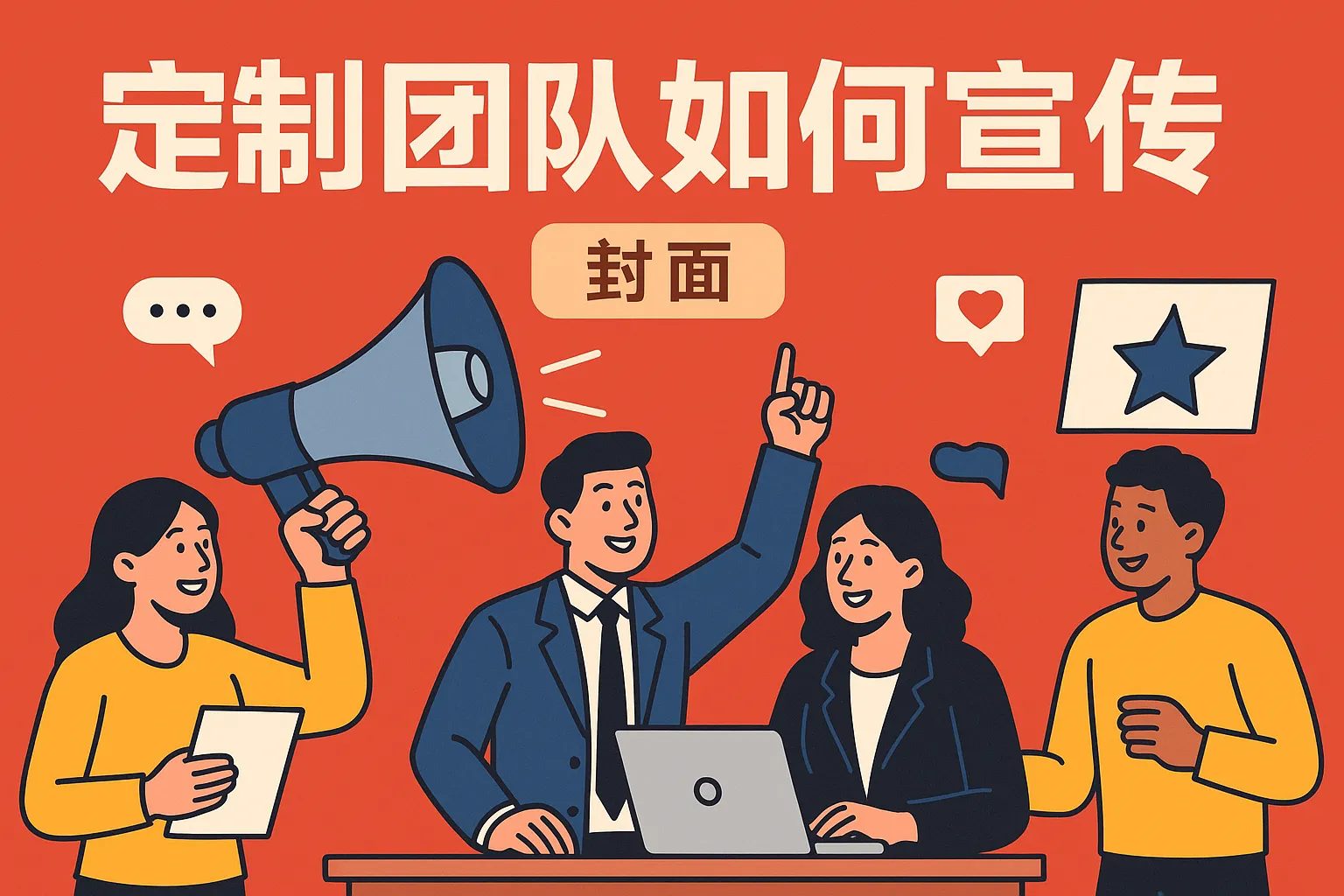 定制团队如何宣传