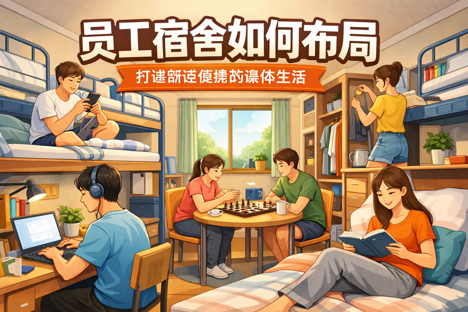 员工宿舍如何布局的