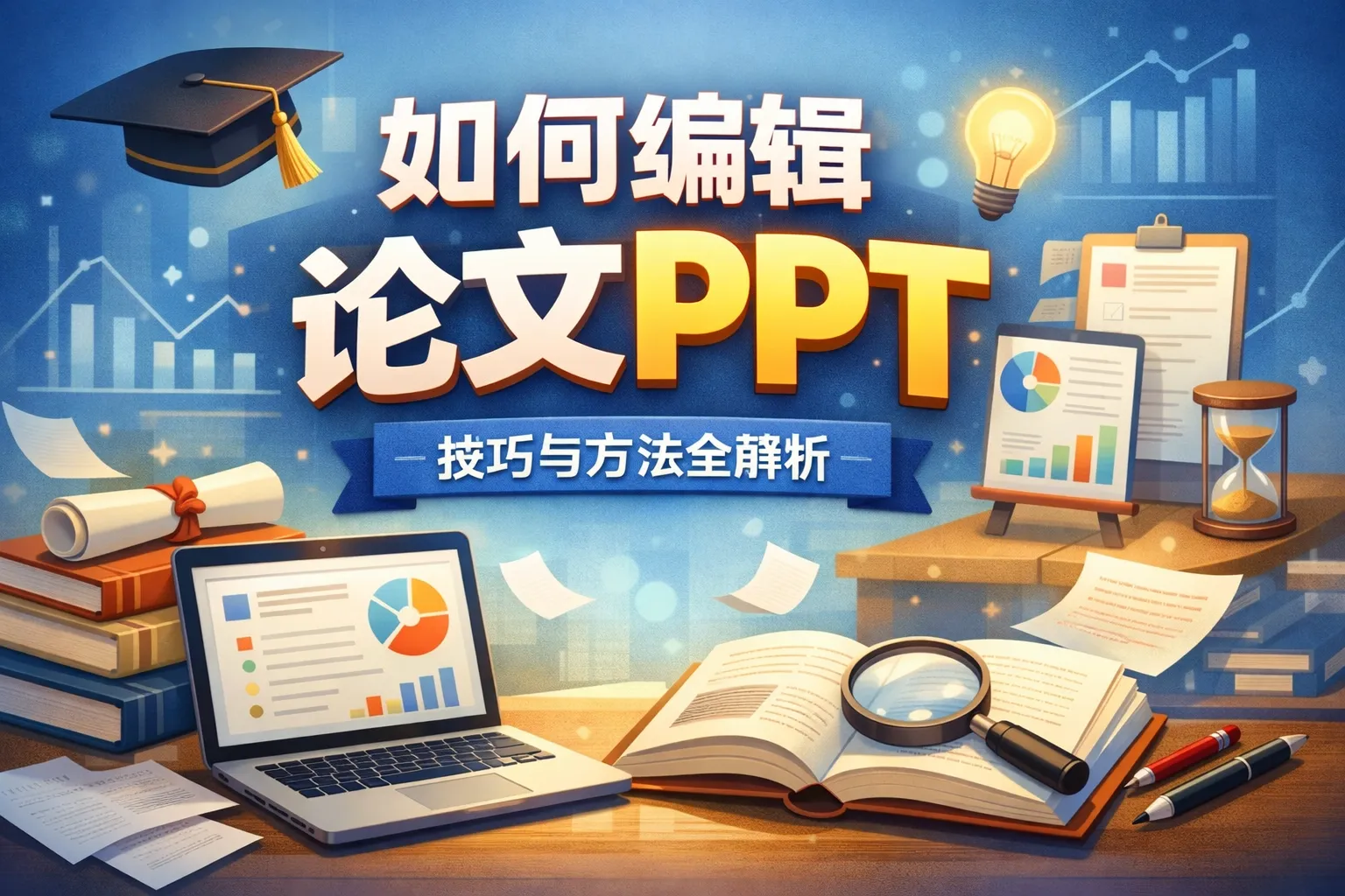 如何编辑论文ppt