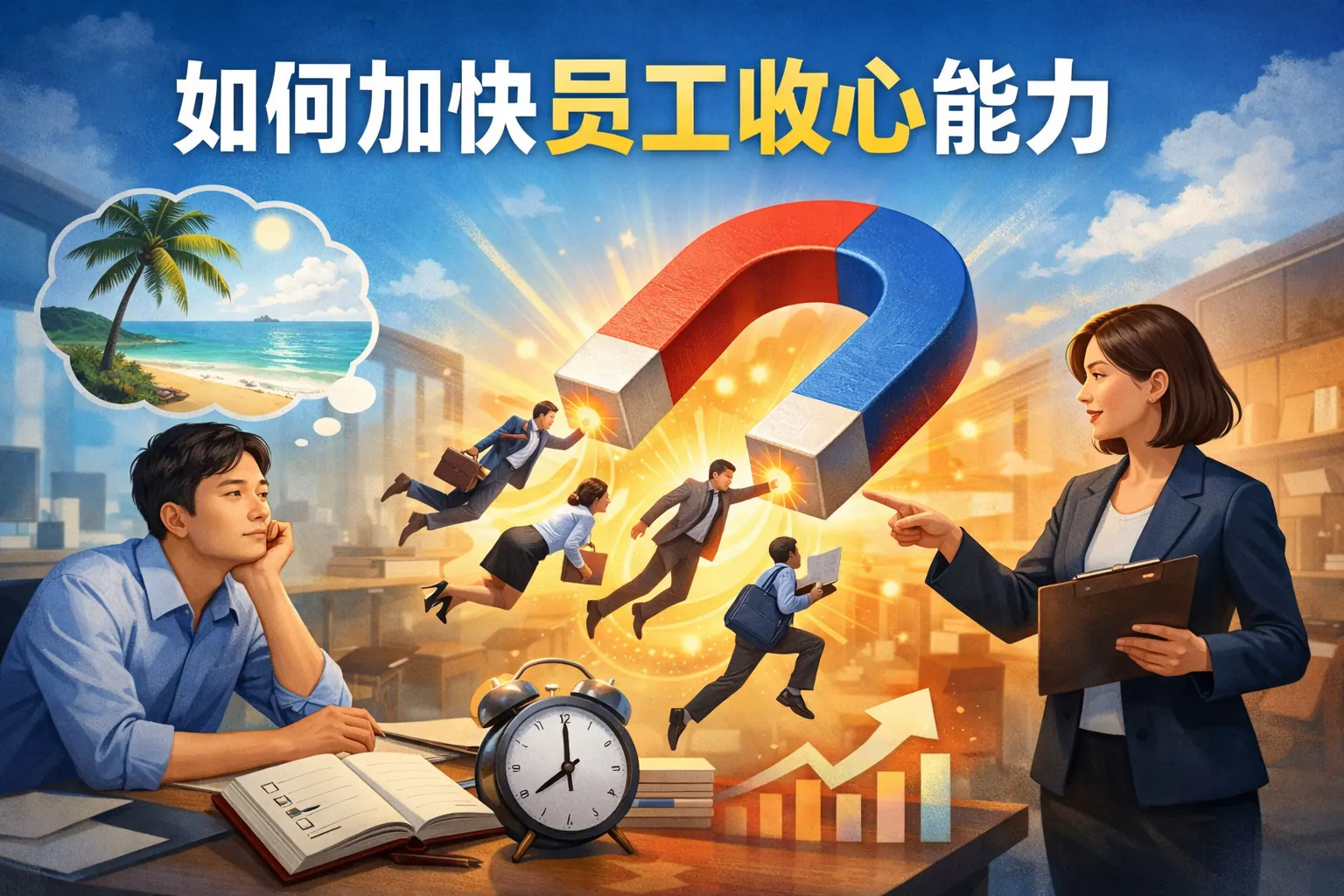 如何加快员工收心能力