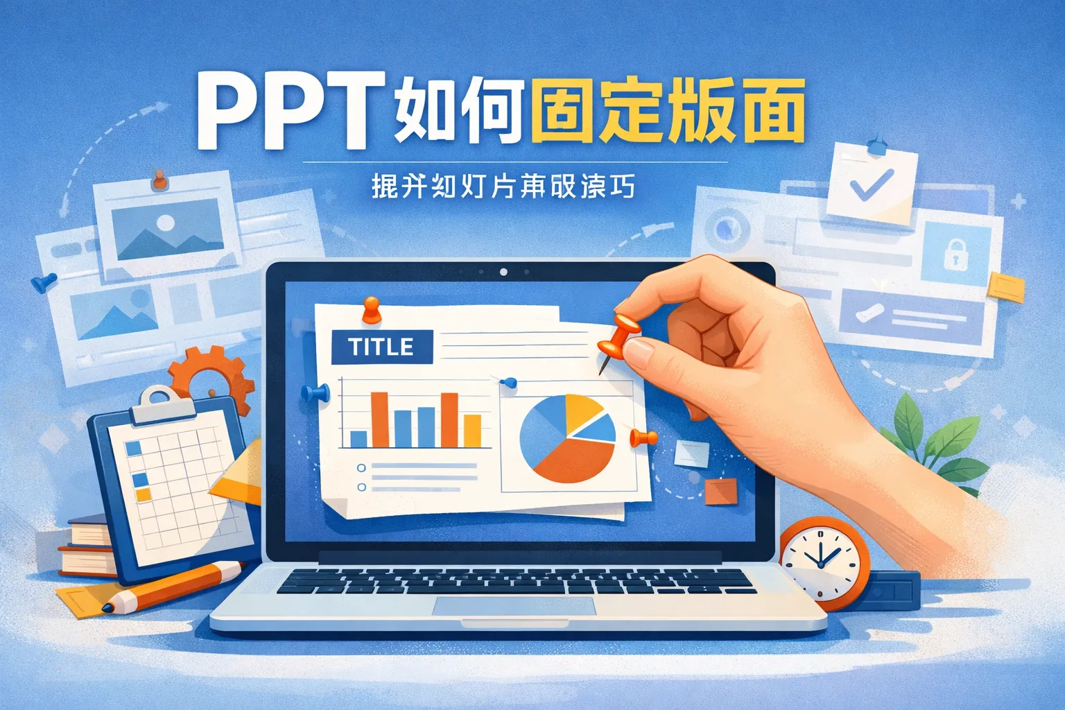 ppt如何固定版面