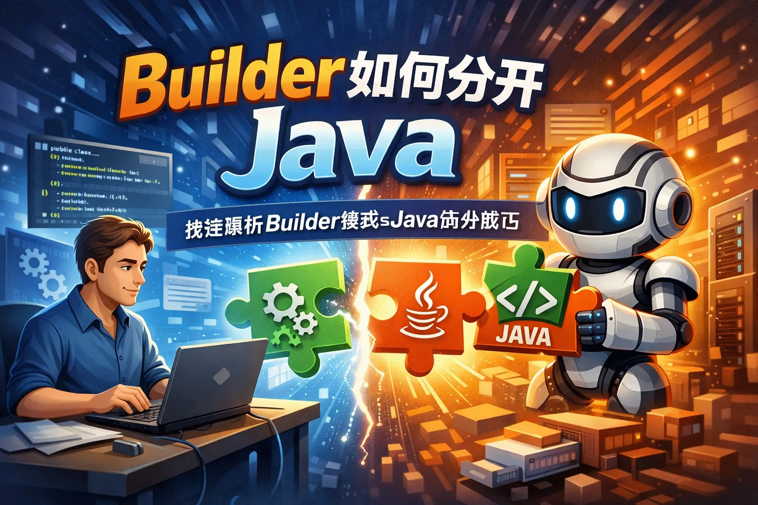 Builder如何分开java