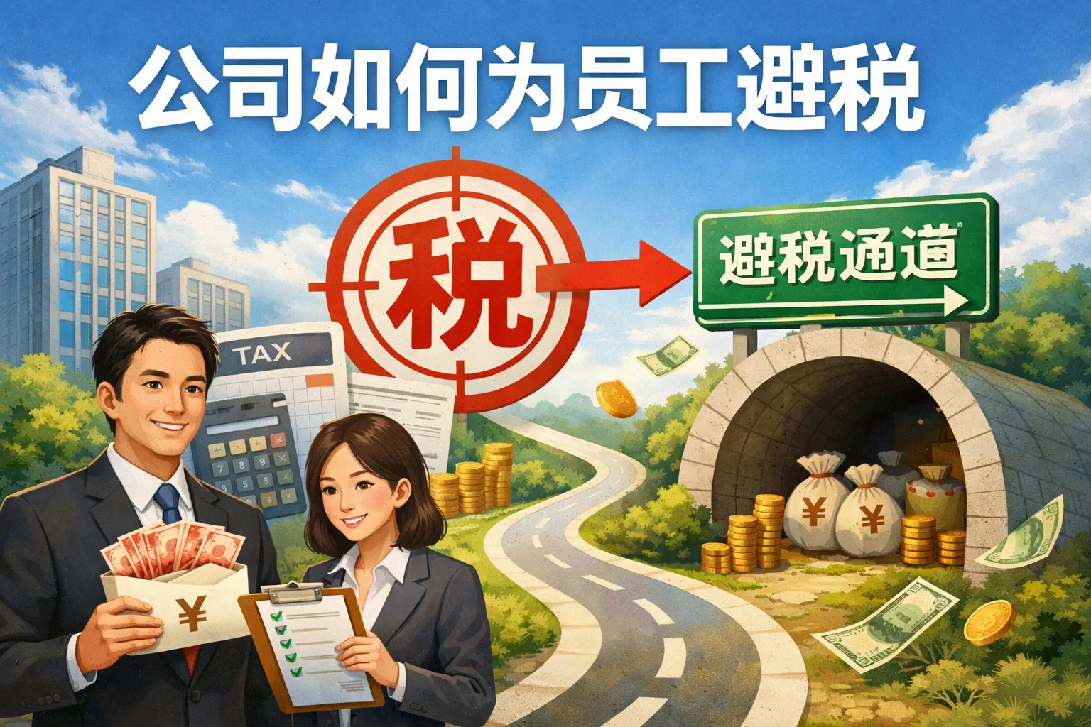 公司如何为员工避税