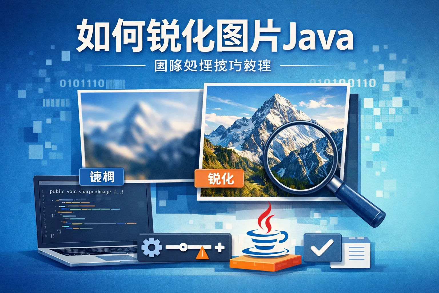 如何锐化图片java