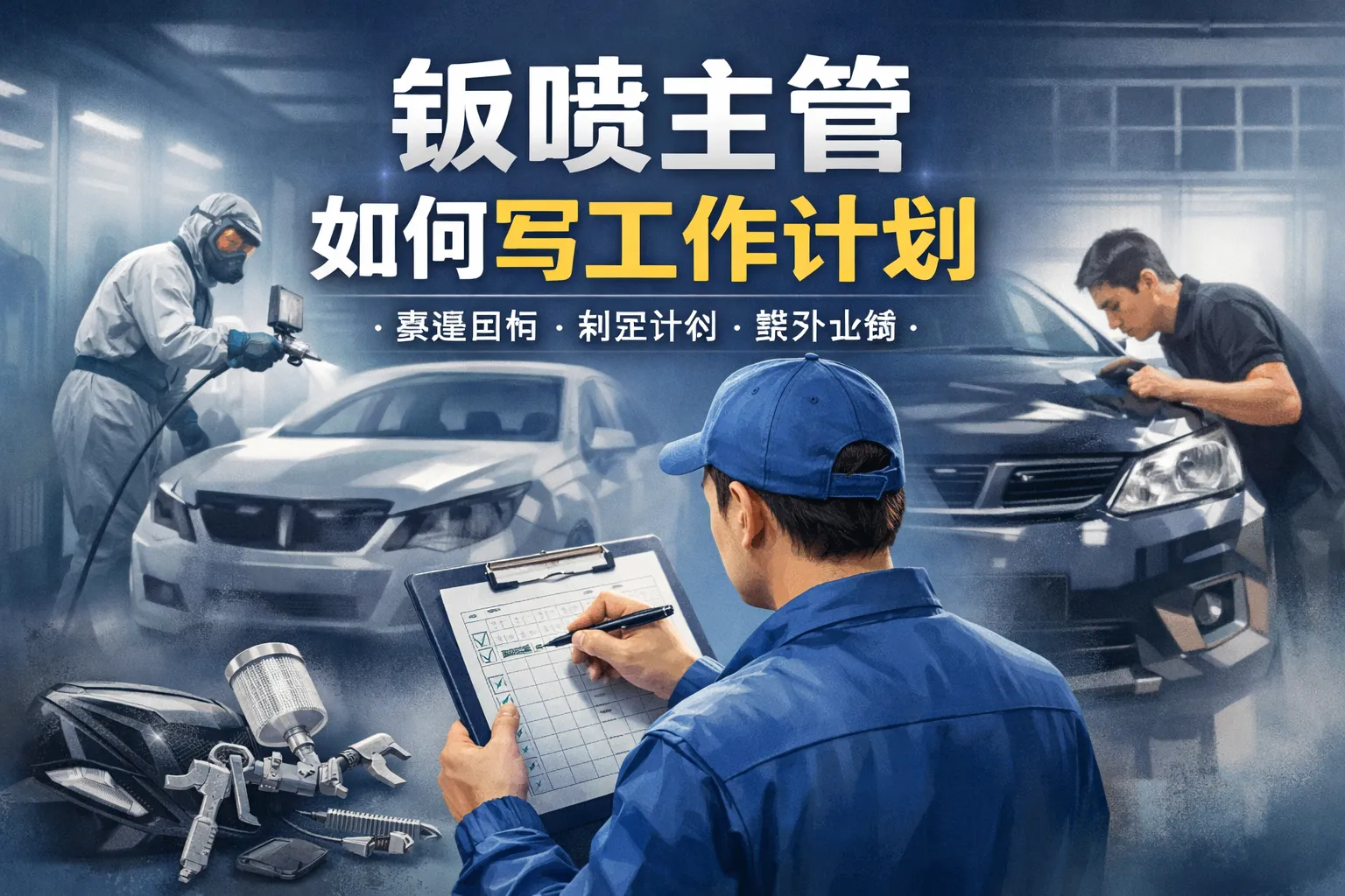 钣喷主管如何写工作计划