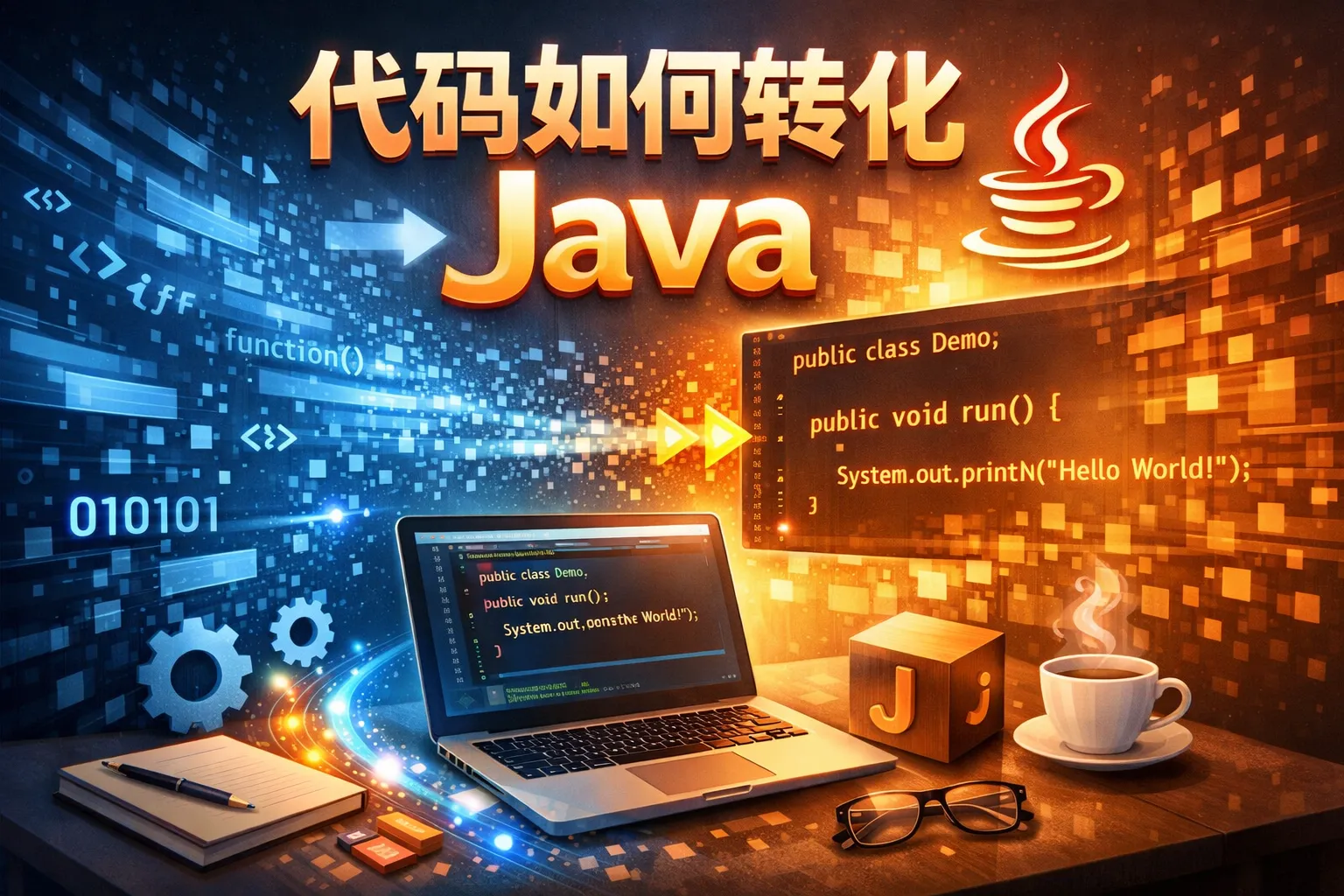 代码如何转化Java