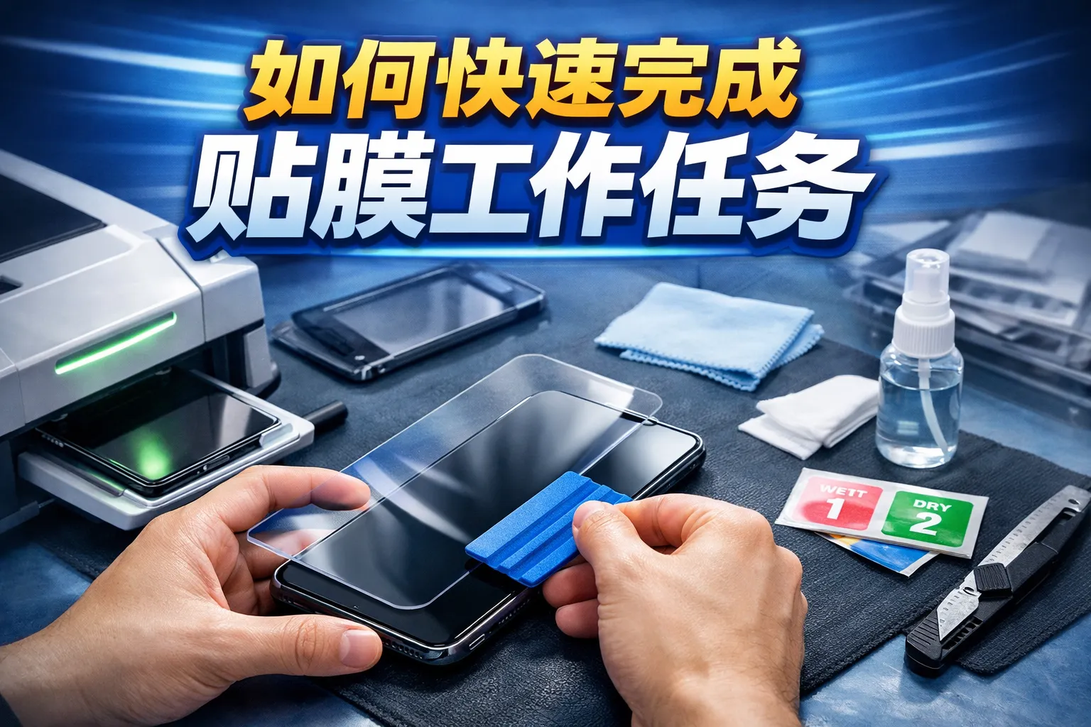 如何快速完成贴膜工作任务