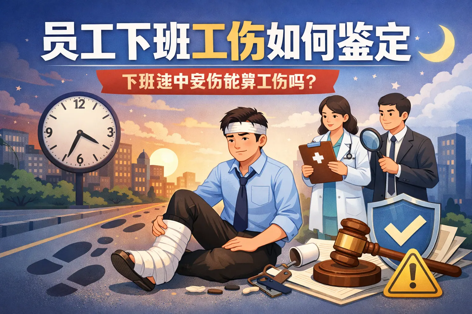 员工下班工伤如何鉴定