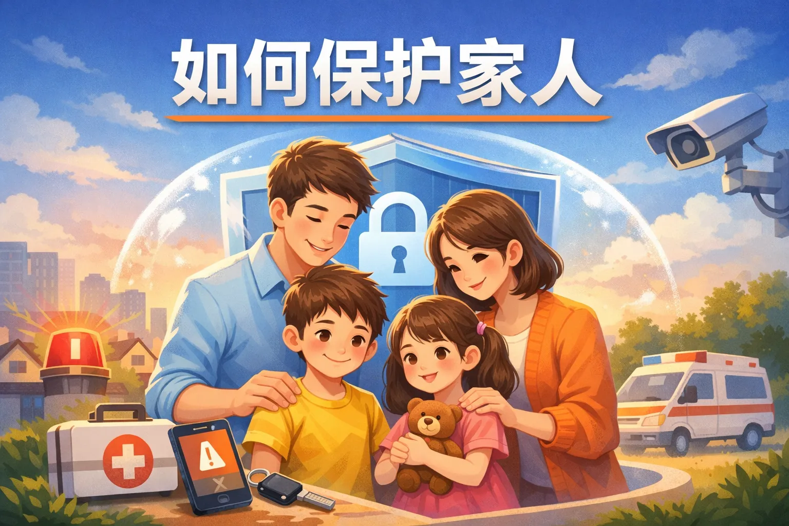 如何保护家人ppt