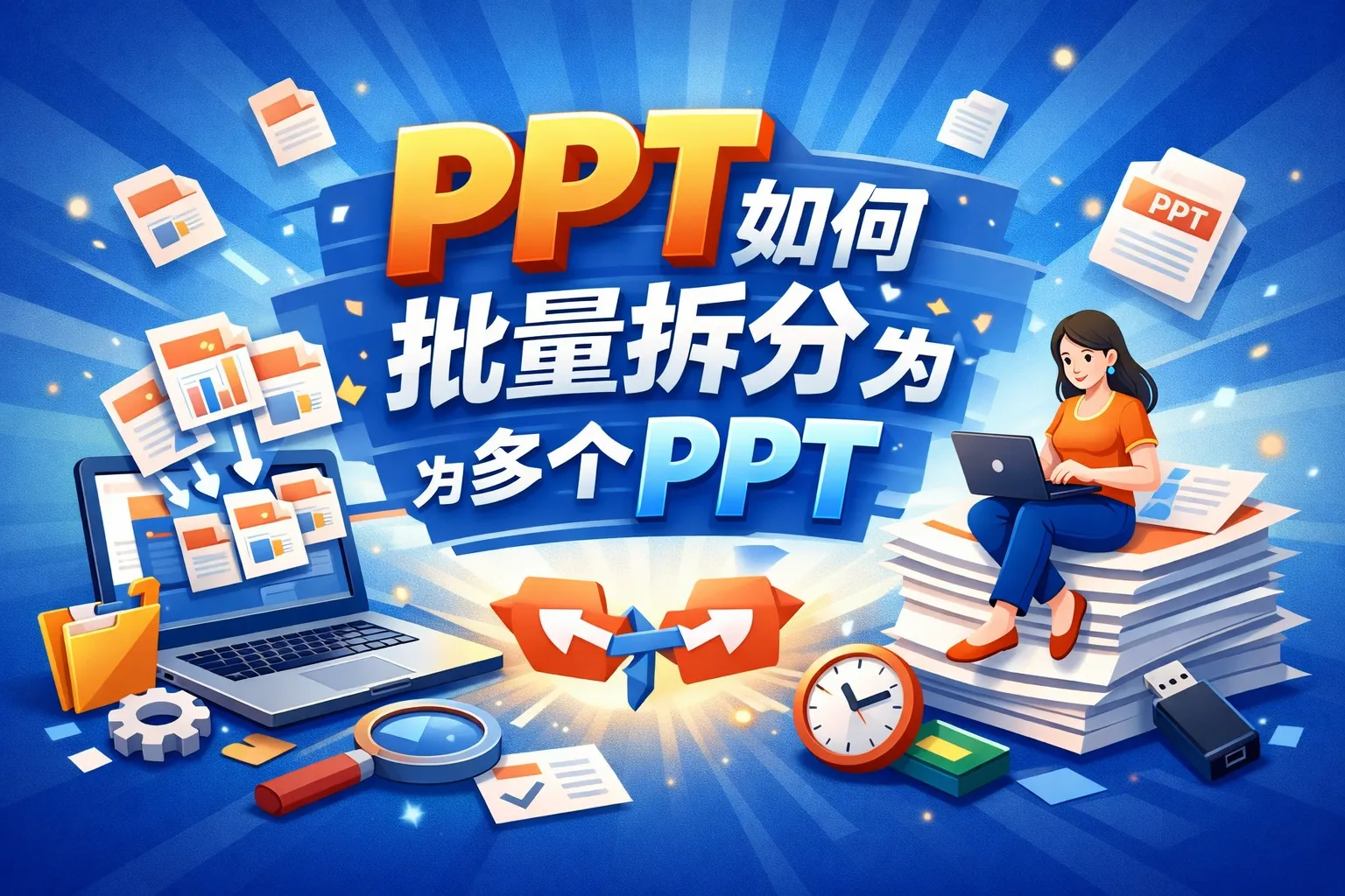ppt如何批量拆分为多个ppt