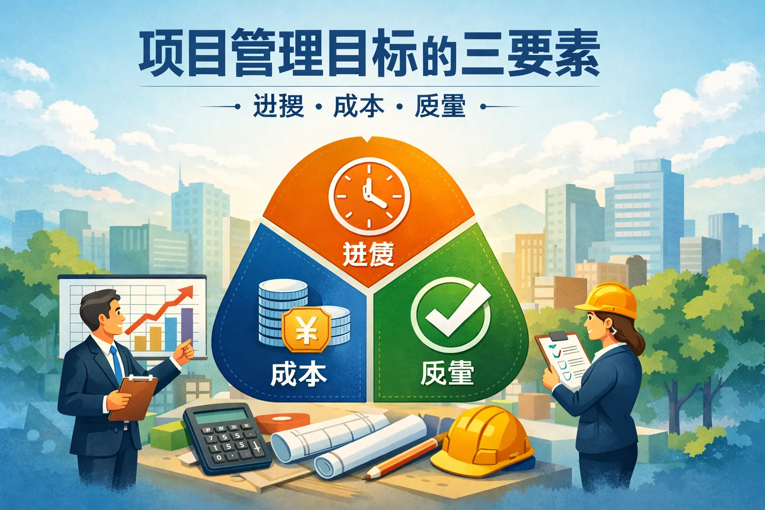 项目管理目标的三要素是