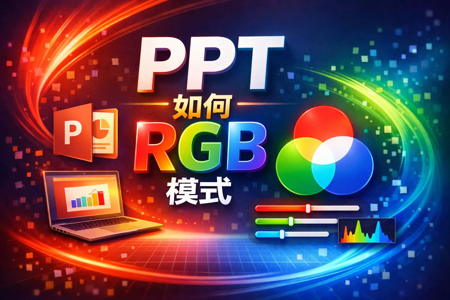 ppt如何RGB模式