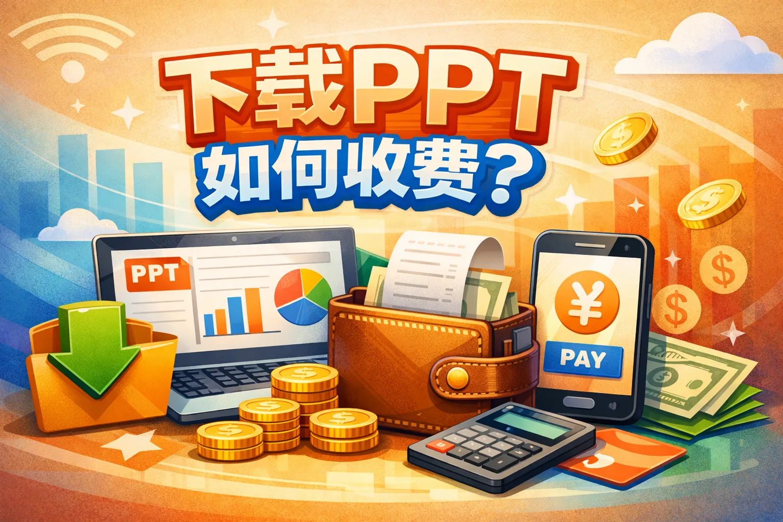 下载ppt如何收费