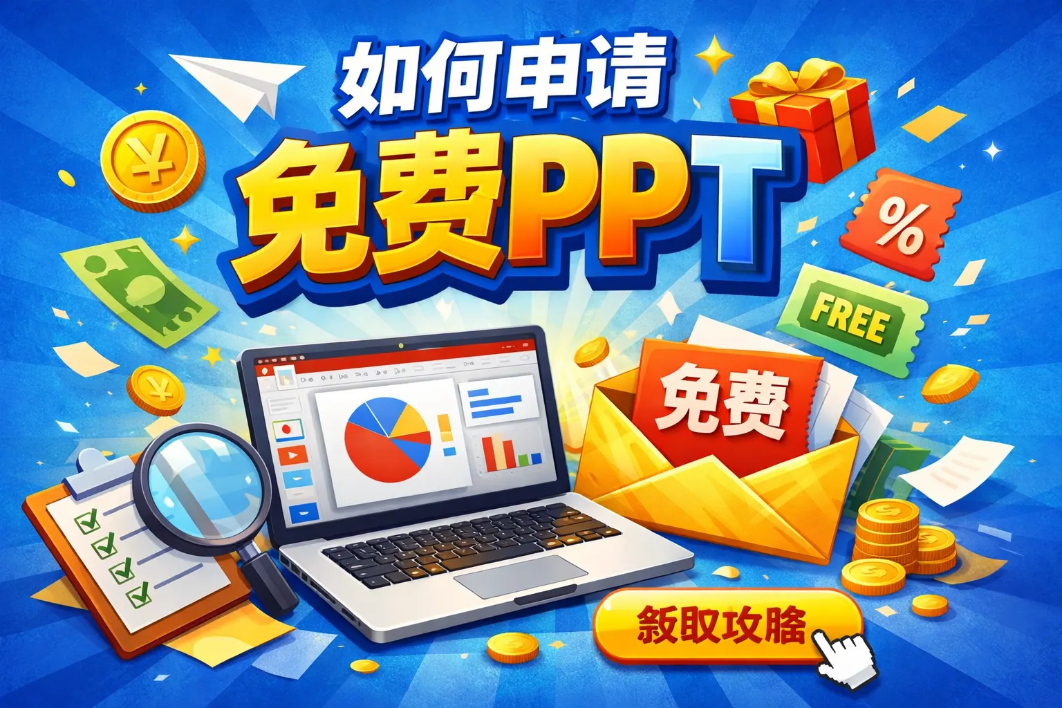 如何申请免费ppt
