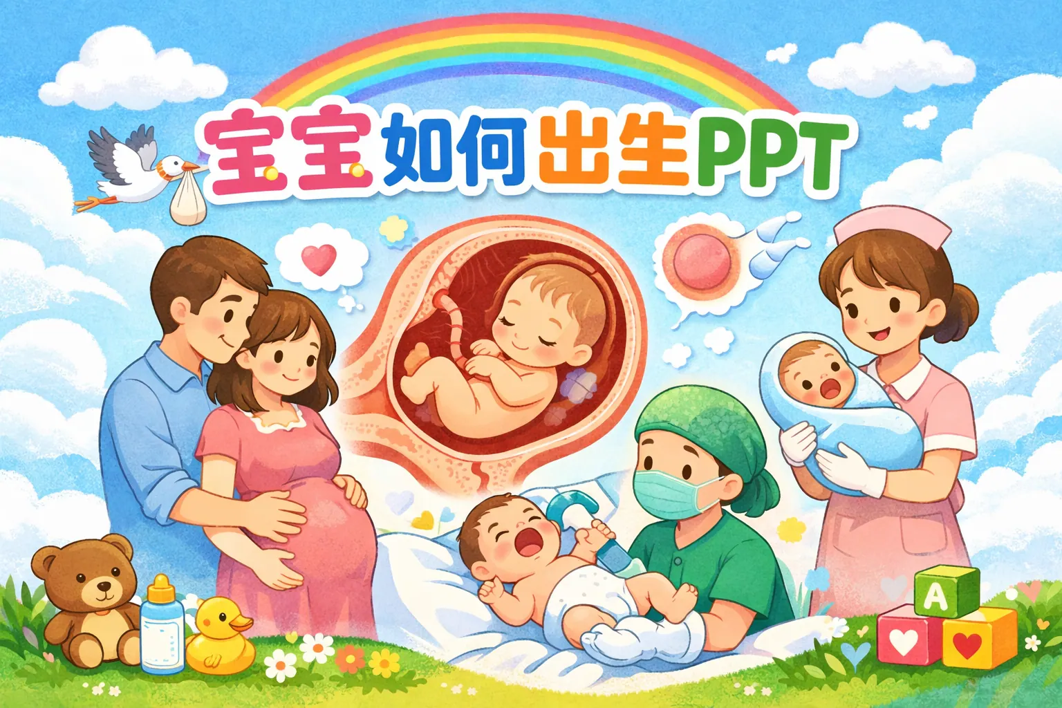宝宝如何出生ppt