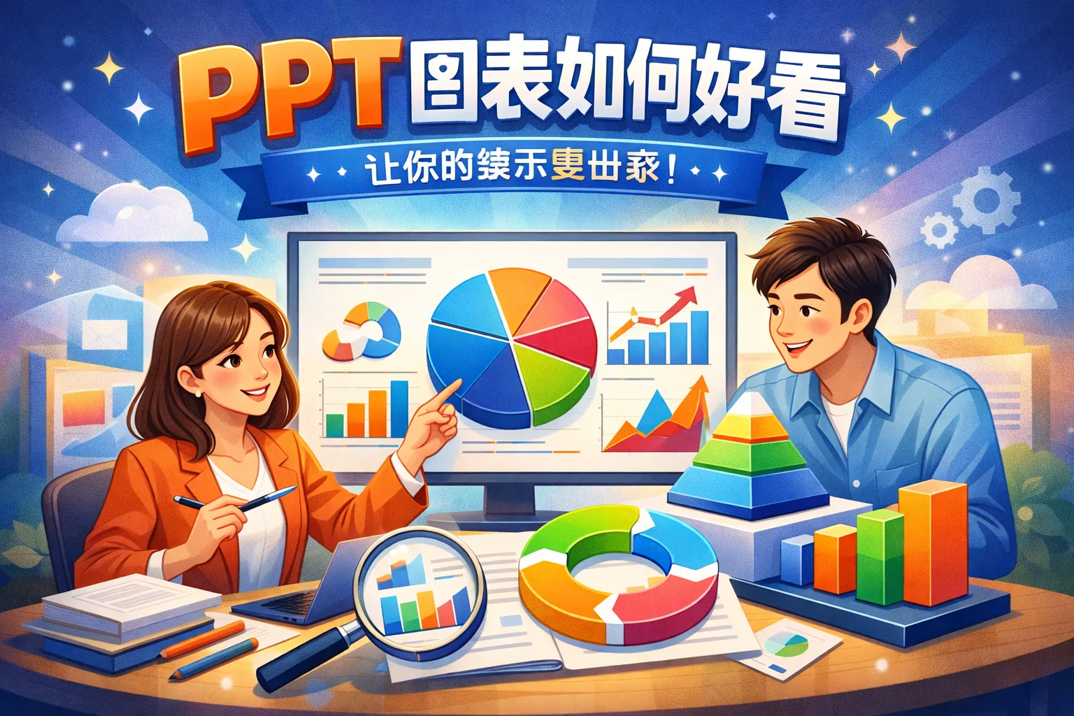ppt图表如何好看